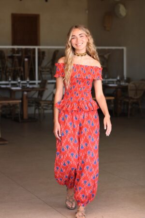 Pantalón Leonor coral