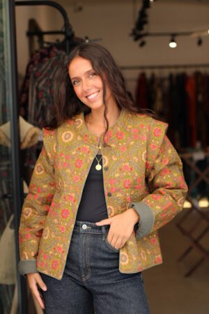 Chaqueta india acolchada
