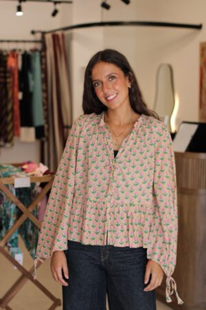 Blusa india beige