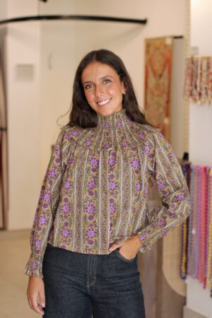 Blusa Amalfi mostaza
